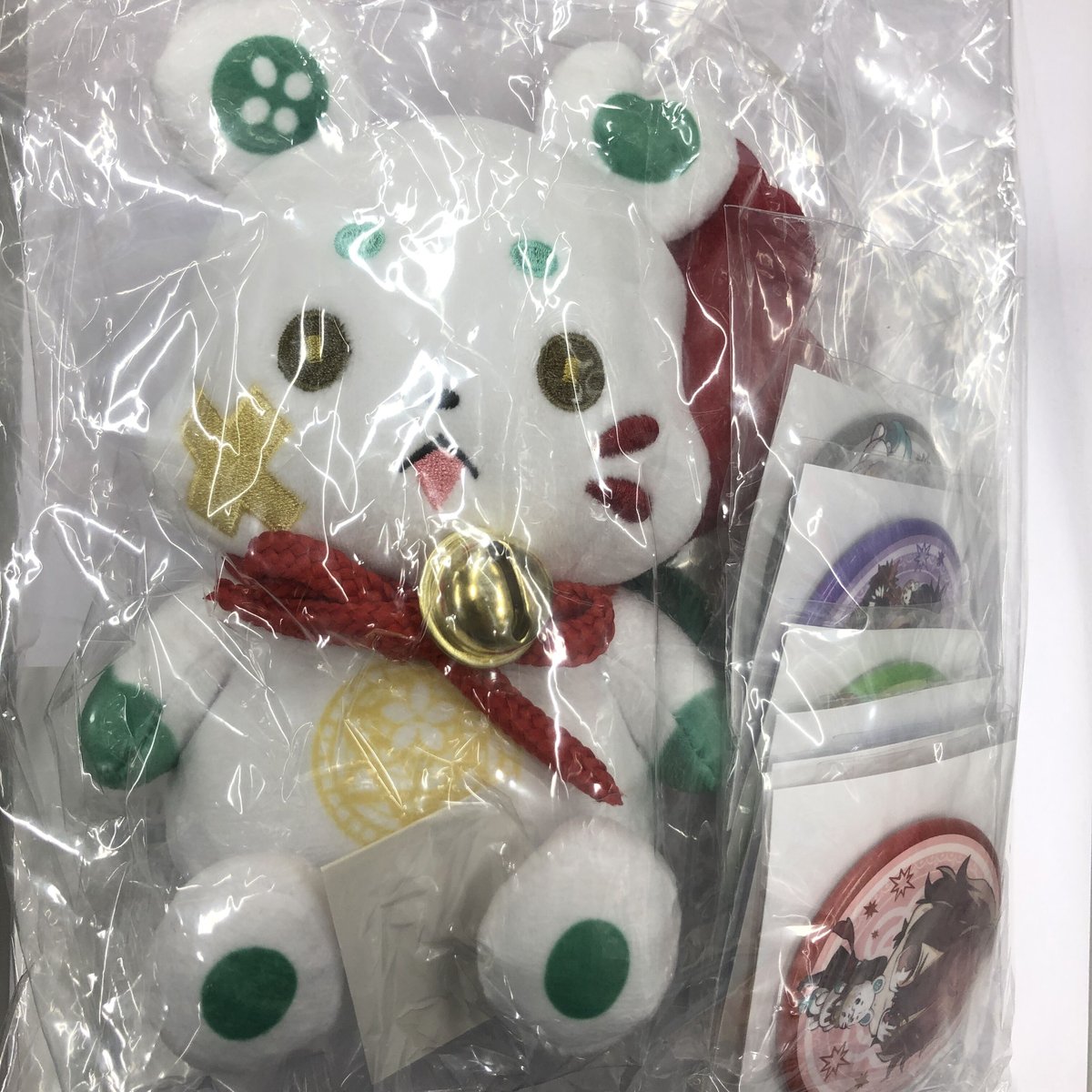 オランピアソワレ ぬいぐるみ 缶バッジセット | K-BOOKS 池袋 2次元