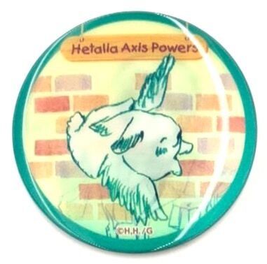 日丸屋秀和 『ヘタリア Axis Powers 』チェンジング缶バッジ ふわふわ