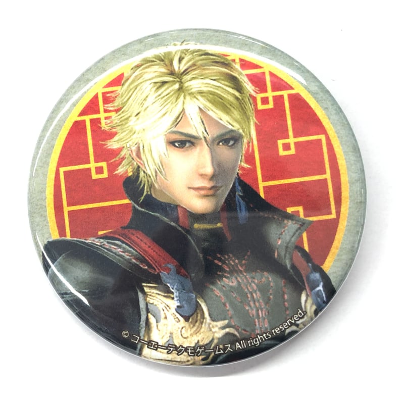 三國無双 姜維 職業缶バッジ 姜維 カフェ コースターセット 真・三國