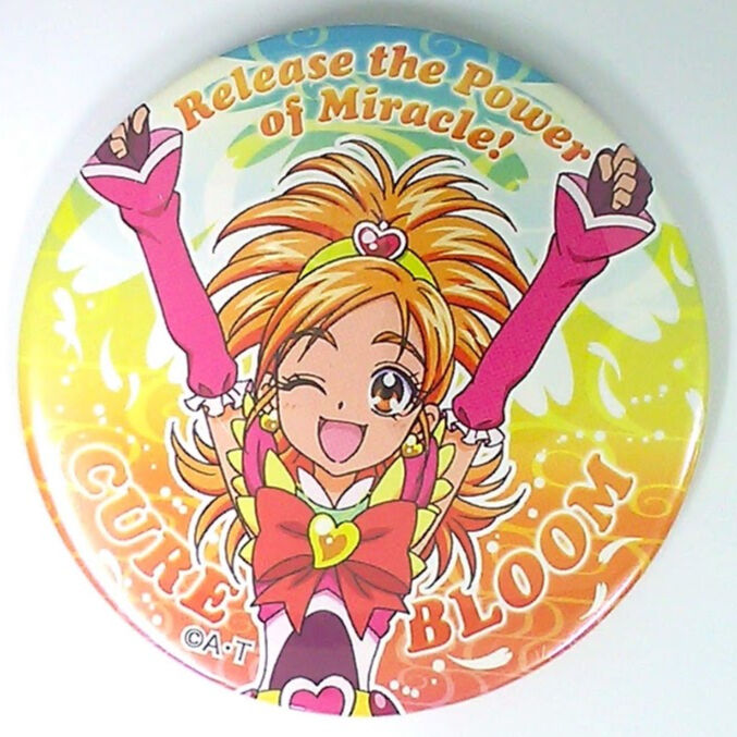 ふたりはプリキュア Splash Star 日向咲　キュアブルーム　缶バッジ original