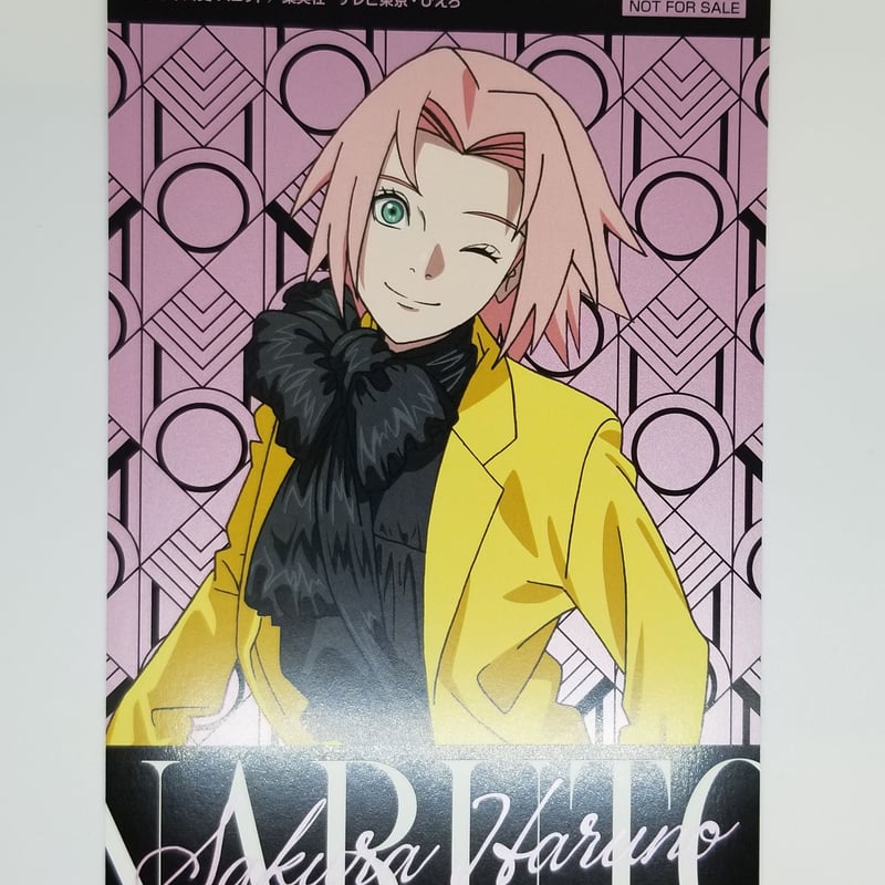 NARUTO疾風伝 パセラ コラボカフェ 疾風亭限定缶バッジ 春野サクラ NARUTO-ナルト- 疾風伝 描き下ろし缶バッジ 春野サクラ