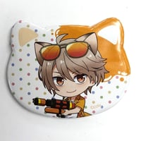 真・三國無双 姜維 缶バッジ 職業コスチューム編