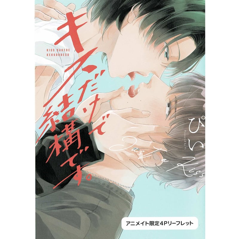 ぴい『キスだけで結構です。』 アニメイト特典 リーフレット【BLグッズ