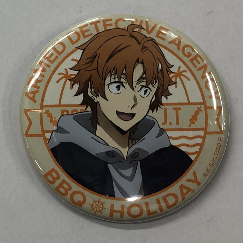 文豪ストレイドッグス 丸井出張描き下ろし BBQ 缶バッジ 文豪ストレイ