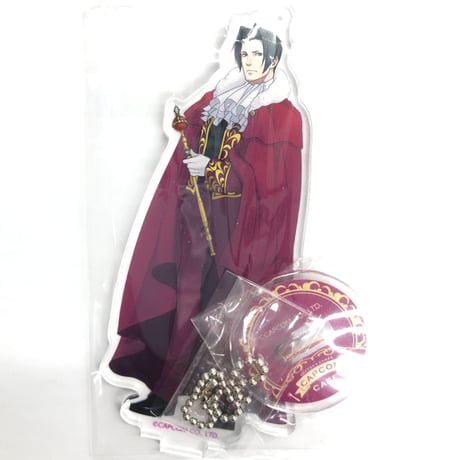 逆転裁判カプコンカフェ 3rd アクリルスタンド キーホルダー 御剣怜侍