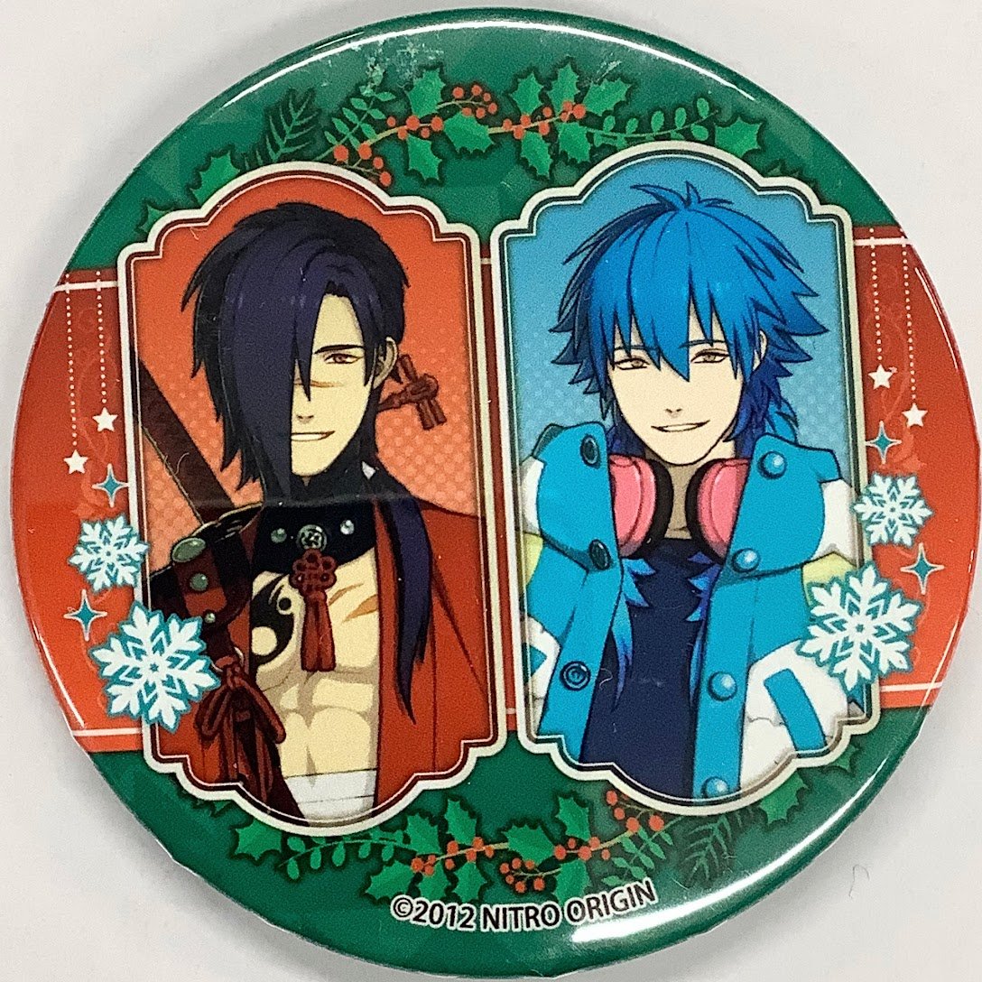 紅雀　蒼葉　ドラマダ　ニトロプラスキラル　大判缶バッジくじ　リアルゲーム 傷み有り】『Dramatical Murder』 プリロール 缶バッジ 蒼葉 紅雀【BL