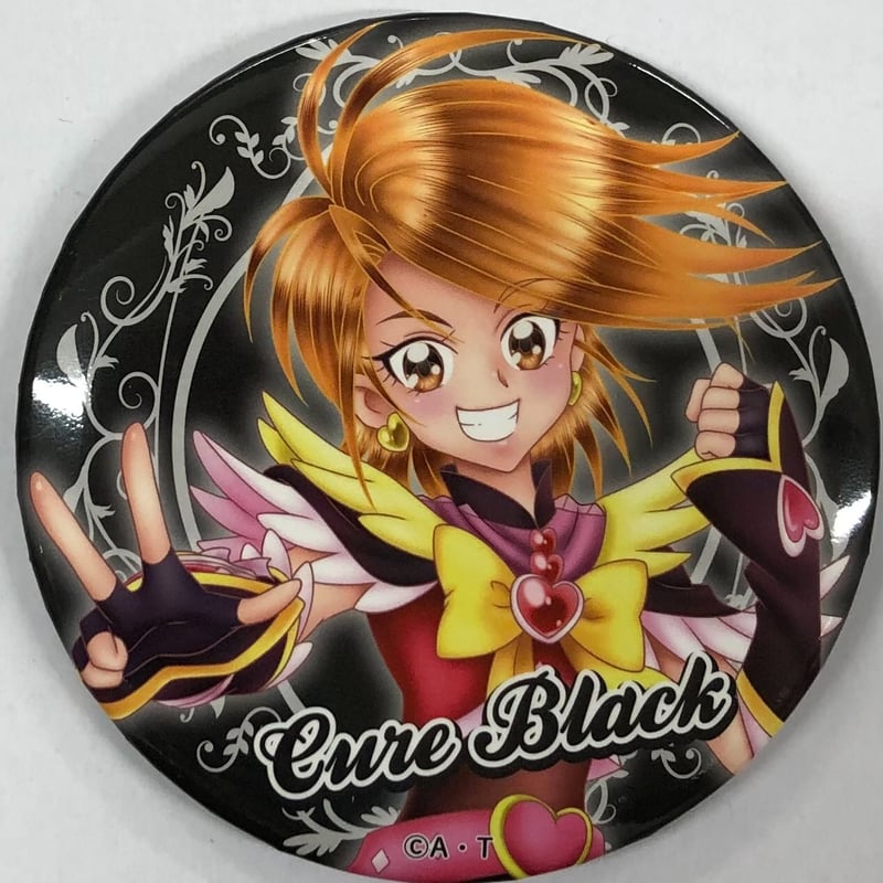 ふたりはプリキュア 缶バッジ キュアブラック キュアホワイト マルイ