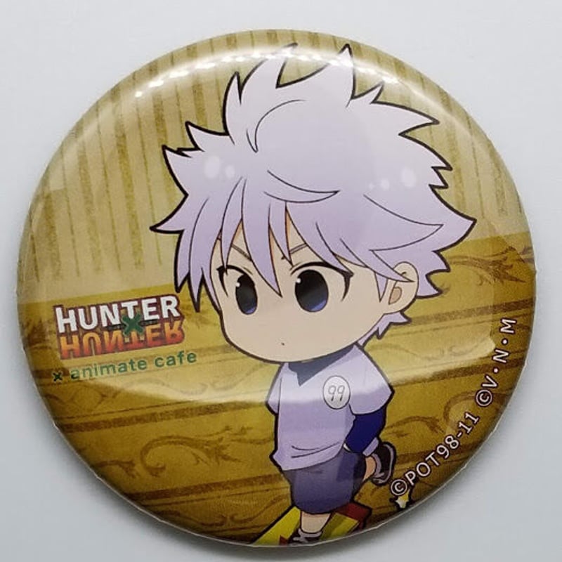 ハンターハンターキルア 缶バッジ 稀少】旧HUNTER×HUNTER キルア 缶