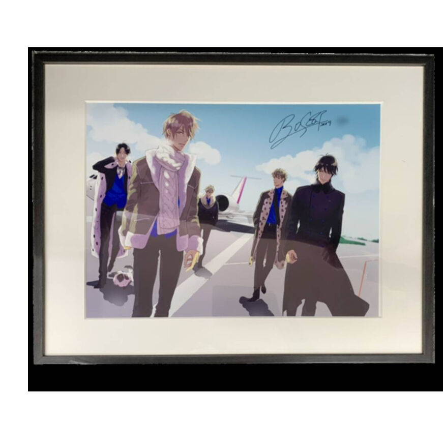 高崎ぼすこ『それでも俺のものになる』サイン入り複製原画【BLグッズ  