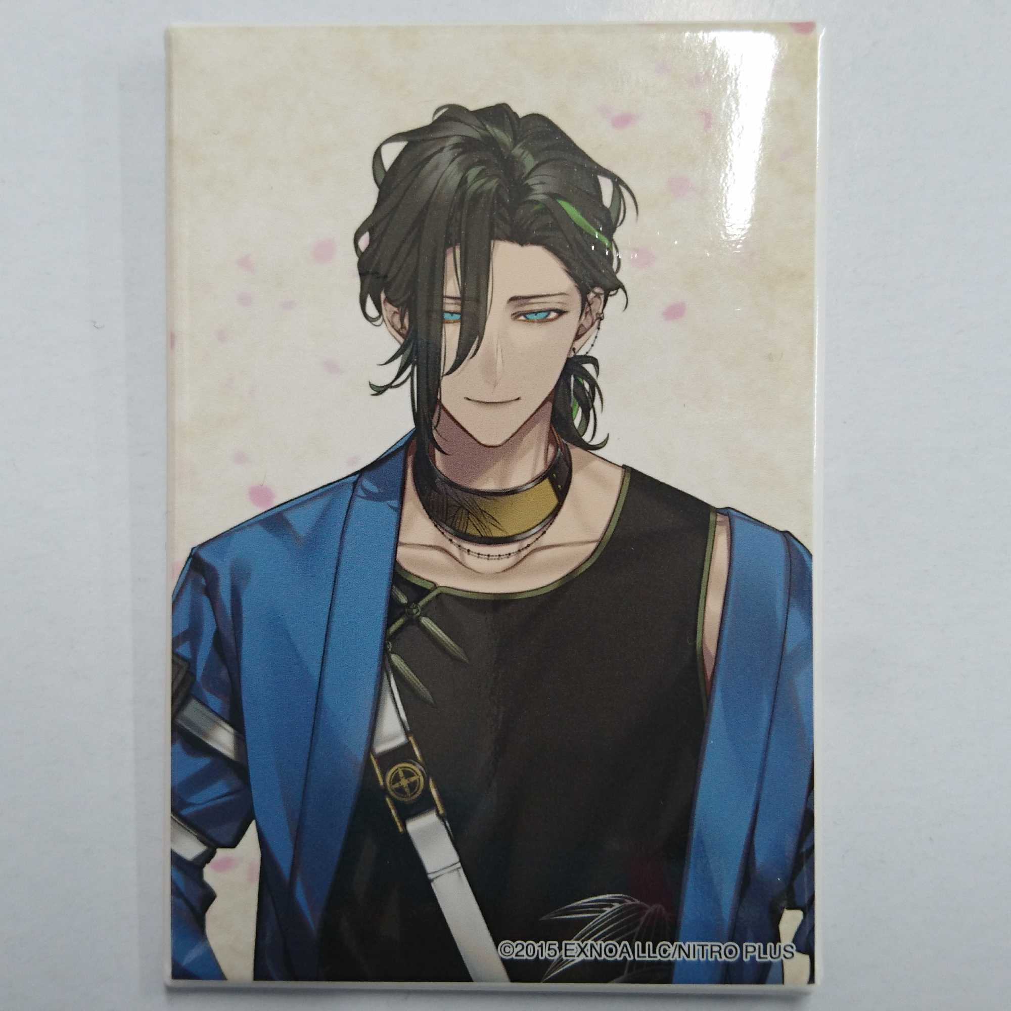 刀剣乱舞　太郎太刀　スクエア缶バッジ　跪坐 original
