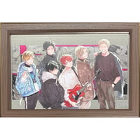 キヅナツキ 『ギヴン』 ギヴン展 -given exhibition-　パブ ミラー (集合絵)  【BLグッズ】