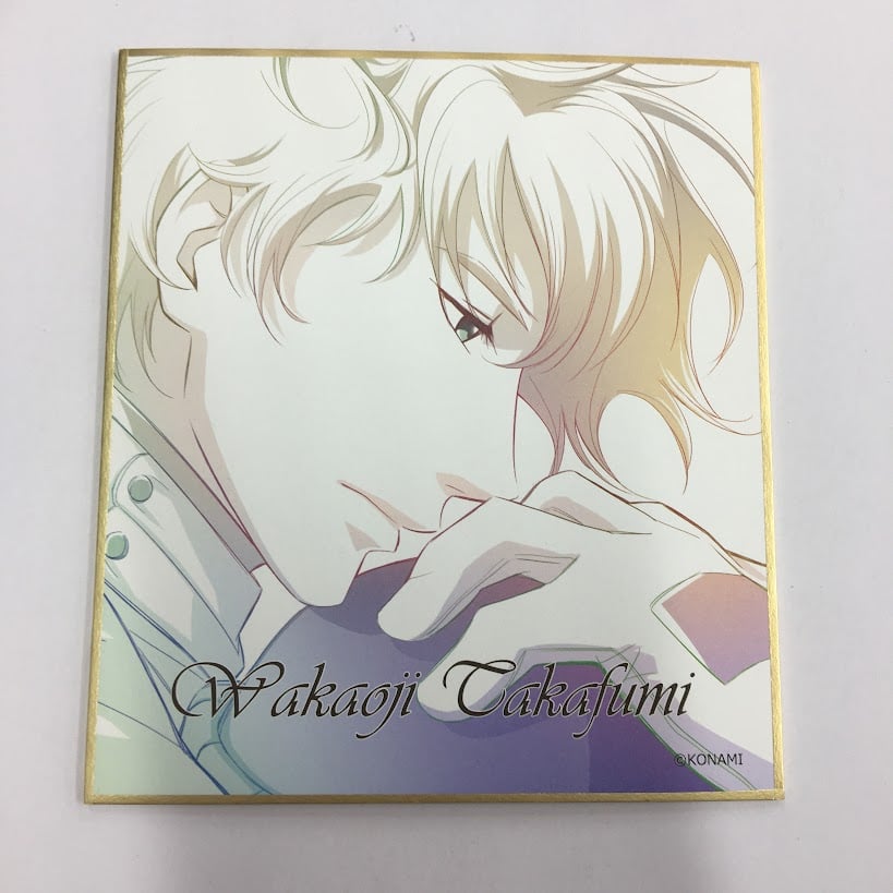 ときめきメモリアル Girl's Side 若王子貴文 色紙 | K-BOOKS