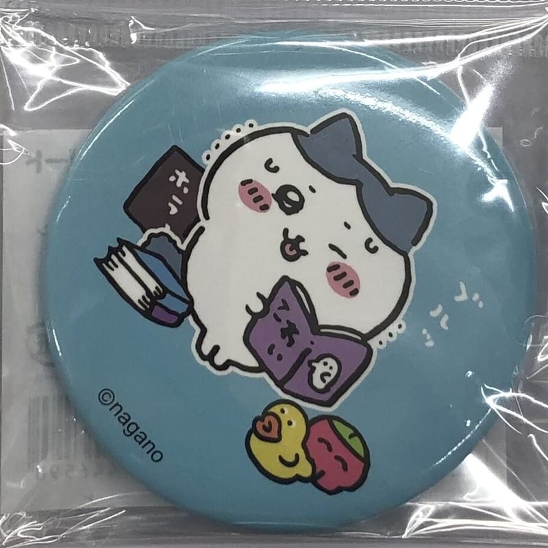 ナガノ『ちいかわ』 缶バッジ ハチワレ (こわい本） | K-BOOKS 池袋 2