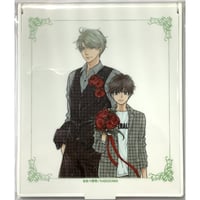 吉尾アキラ ミニ色紙 吉尾アキラ 『赤い糸シリーズ』「吉尾アキラ画業10周年記念展