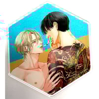 吉尾アキラ 『結んだ恋の伝え方』 発売記念展 クリアカード 【BLグッズ