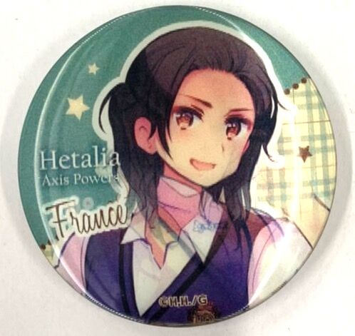 ヘタリアAxisPowersトレーディング缶バッジ ヘタリア Axis Powers 中国 「ちび＆きらっ☆」だよ