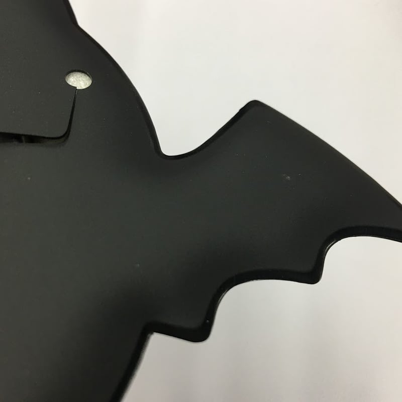 コウモリカバーキーホルダー付き 缶バッジ 楊 マイメロディ ピオフィ