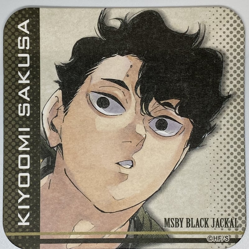ハイキュー!! アートコースター 佐久早聖臣 Sakusa Kiyoomi - Coaster - Haikyuu!! (佐久早聖臣(キャラモノクロ