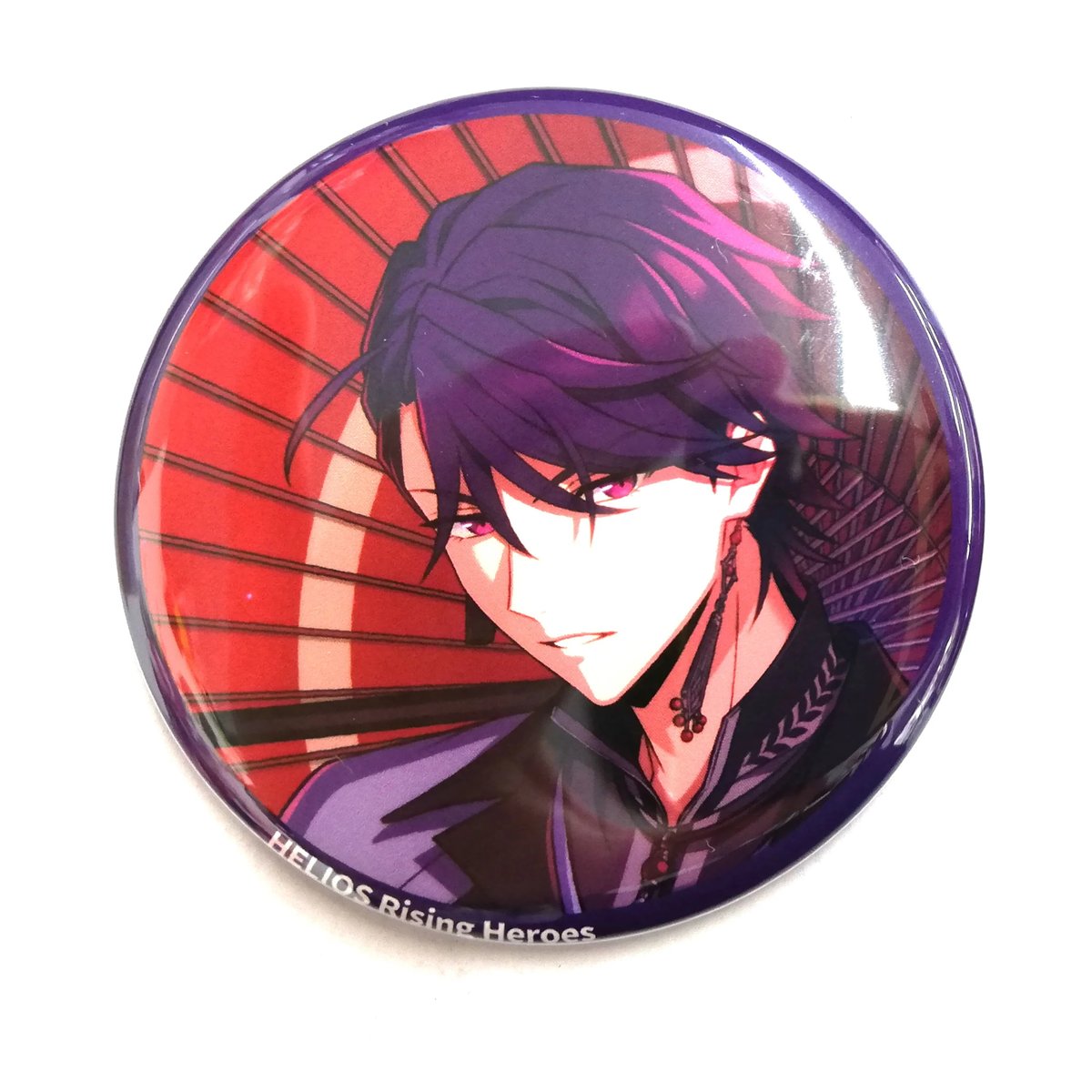 エリオス 缶バッジ ブラッド エリオスライジングヒーローズ ヴィレッジ