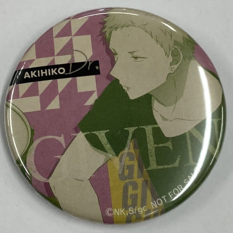 キヅナツキ 『ギヴン』 アニメ先行上映会 梶秋彦 缶バッジ【BLグッズ
