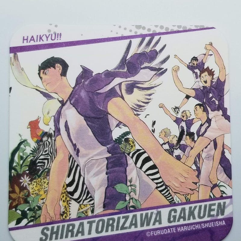 ハイキュー!! 白鳥沢高校 アートコースター | K-BOOKS 池袋 2次元