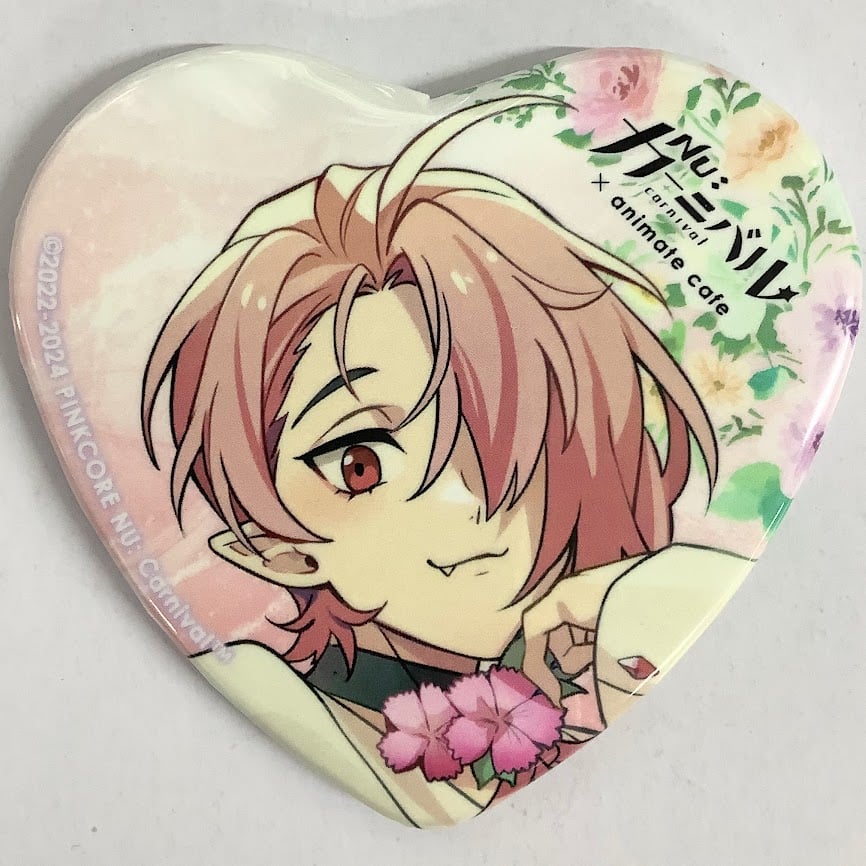 NU:カーニバル×アニメイトカフェ』 ハート缶バッジ（2nd anniversary