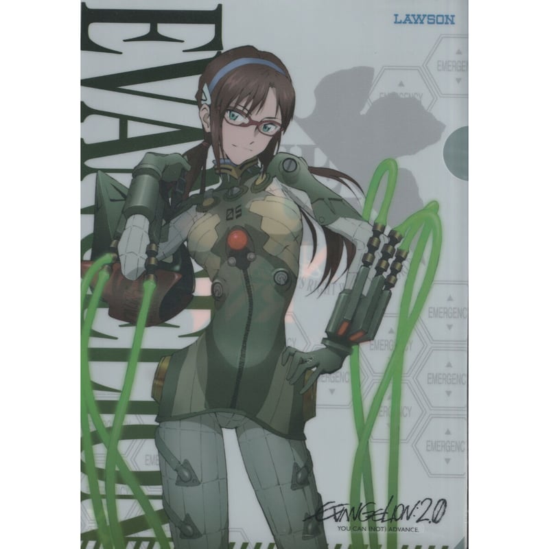 真希波・マリ・イラストリアス A4クリアファイル エヴァ JINS コラボ