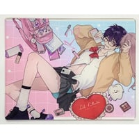 韓国BL LEZHIN 夜画帳 イラストカード ポストカード コラボカフェ 韓国BL LEZHIN 夜画帳 イラストカード ポストカード コラボ