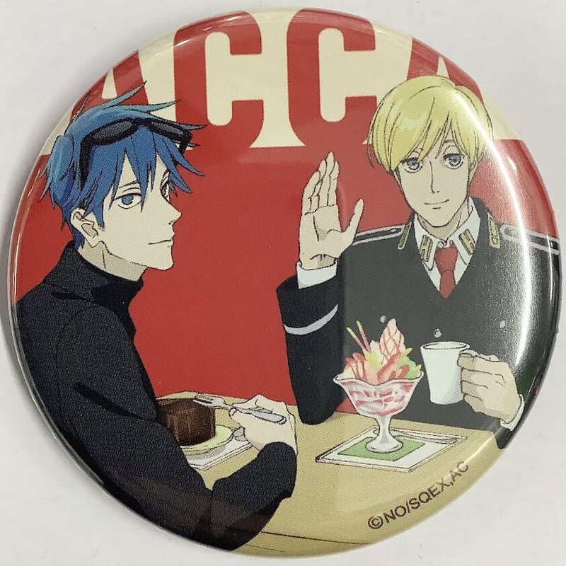 オノナツメ『ACCA13区監察課』 缶バッジ ジーン ニーノ | K-BOOKS 池袋