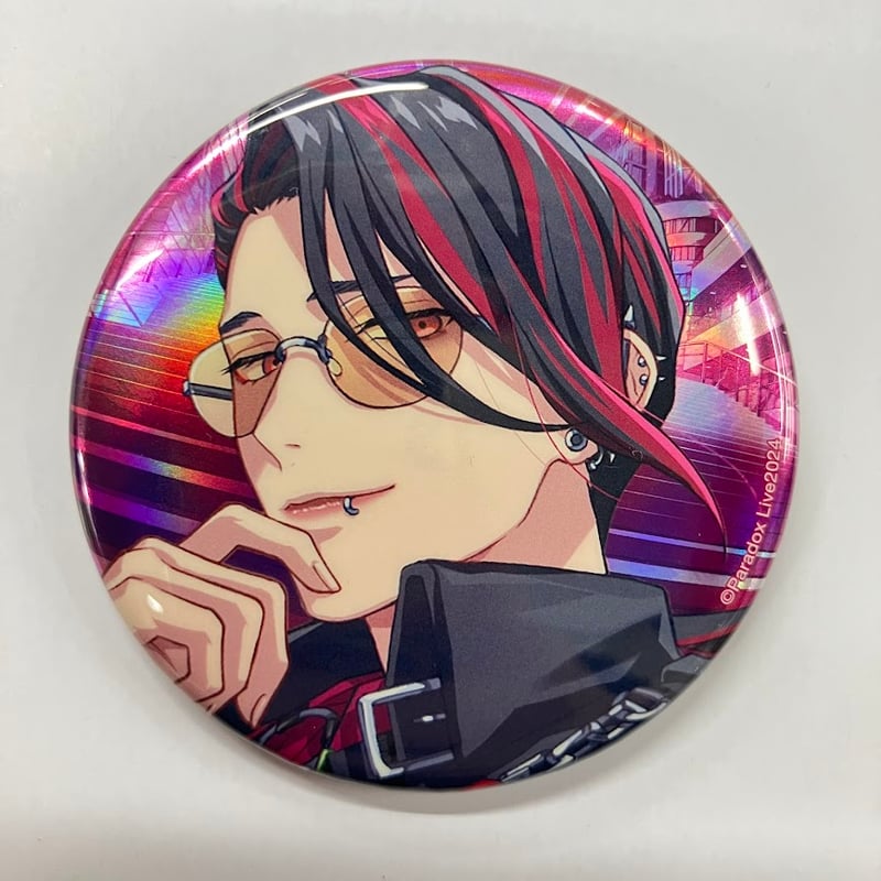 パラライ　忠成　缶バッジ Paradox Live BIG缶バッジ 5th Anniversary 白 忠成【アニメ