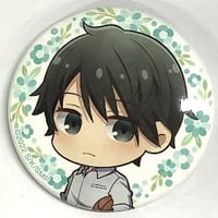 春園ショウ 『佐々木と宮野』 ダッシュストア　缶バッジ　ちびキャラver.　　鍵浦昭【BLグッズ】