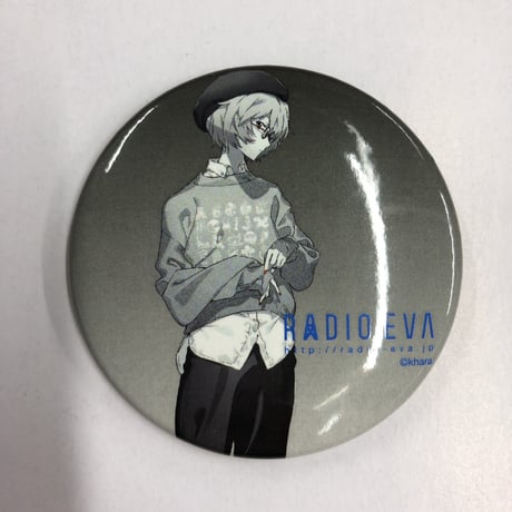 【新世紀エヴァンゲリオン】レイ　RADIO EVA  缶バッジ