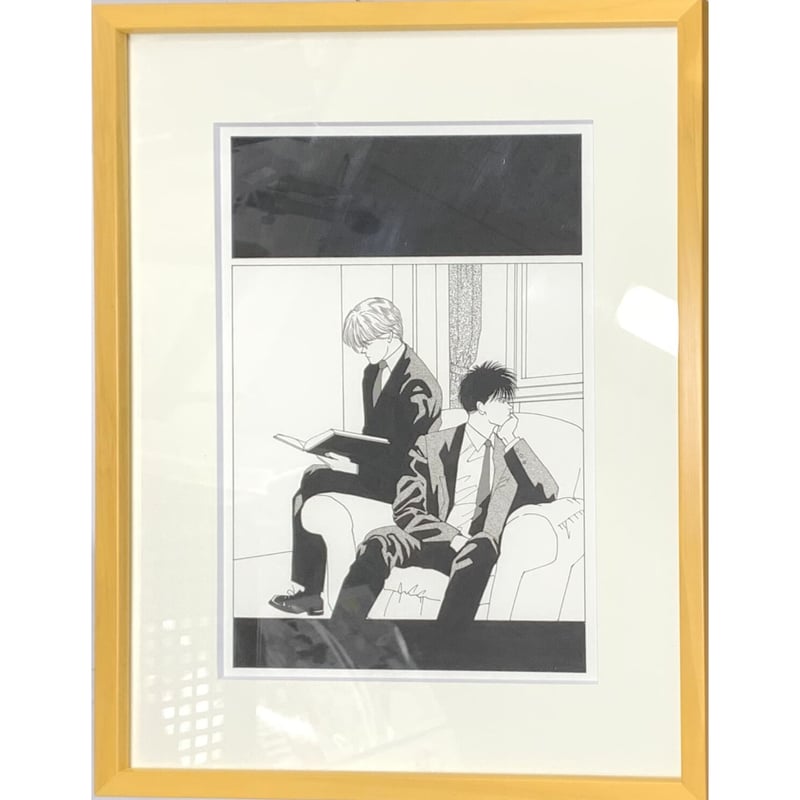 BANANAFISH バナナフィッシュ プリマグラフィ 複製原画 アッシュ 英二 吉田秋生先生『BANANA FISH』複製原画プリマグラフィA : 月刊