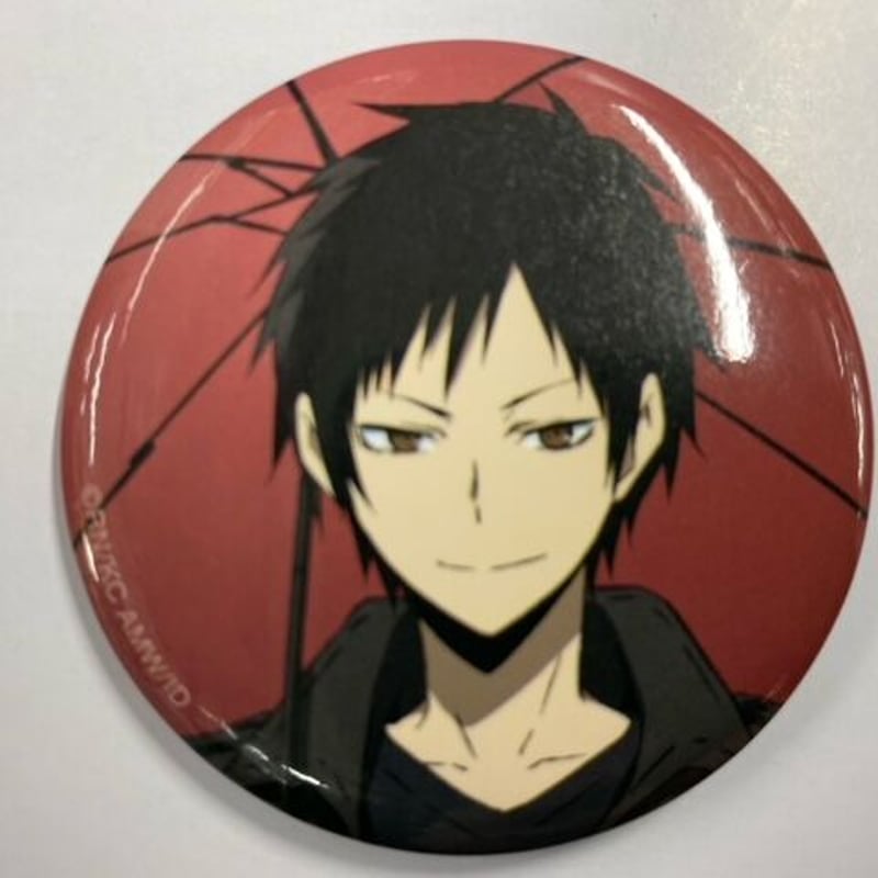 臨也　ハート缶バッジ　デュラララ デュラララ!!×2 折原臨也 ハート型缶バッジ - メルカリ