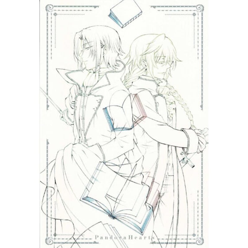 パンドラハーツカフェ ジャック オズワルド イラストカード パンドラハーツカフェ ジャック オズワルド イラストカード