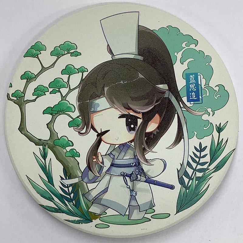 魔道祖師 THEキャラカフェ コースター 藍忘機 魔道祖師」 ×HAPPY ZOO 上海カフェ コースター 藍 思追 【BLグッズ