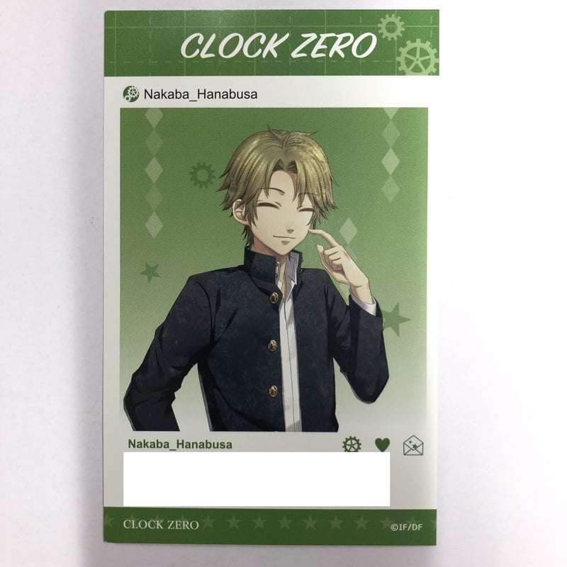 クロックゼロ　メッセージカード CLOCK ZERO 英央 メッセージカード | K-BOOKS 池袋 2次元グッズ通販
