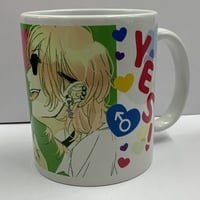 おげれつたなか　『ヤリチン☆ビッチ部』　百合&ジミー　マグカップ　【BLグッズ】
