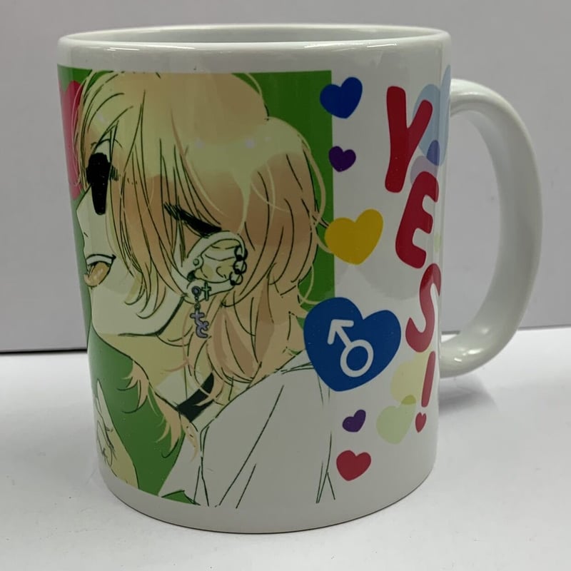 おげれつたなか 『ヤリチン☆ビッチ部』 百合&ジミー マグカップ 【BL