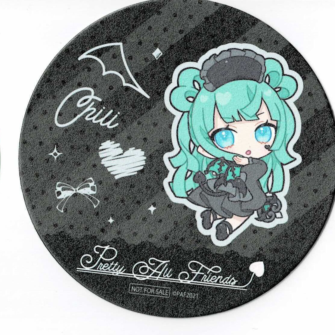 ☆全種セット グラフアートカフェ プリパラ プリティーリズム コースター デビル プリティーオールフレンズ×グラフアートカフェ 月川 ちり 注文特典