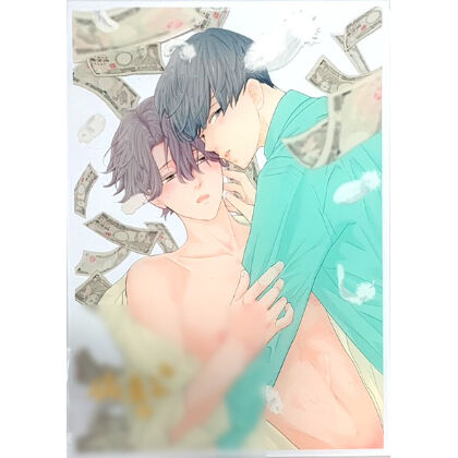 碗 島子 『金のエンジェル』　 直筆サインA4 アクリルプレート　【BLグッズ】