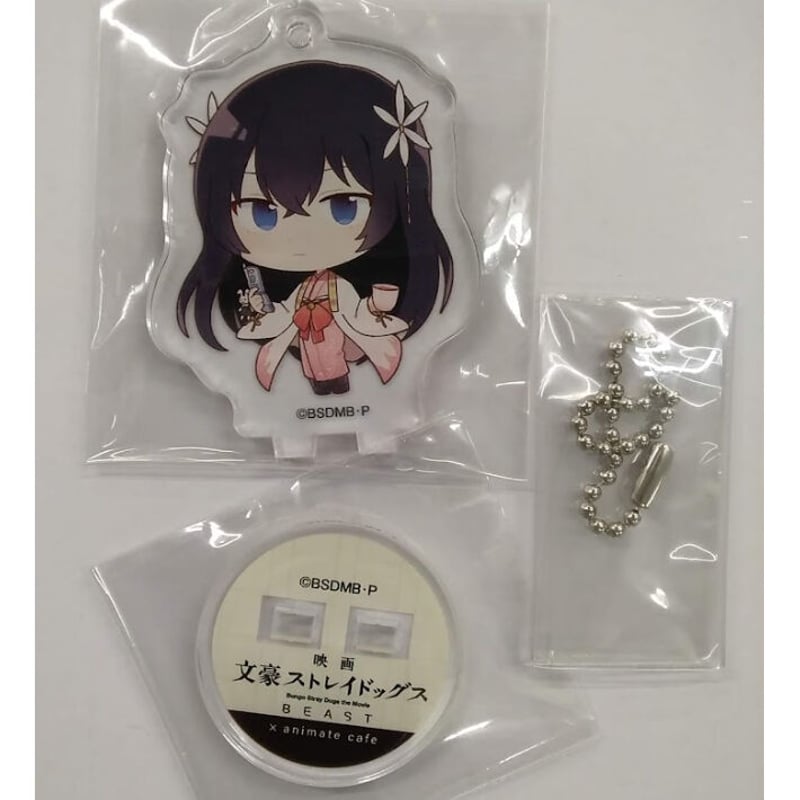 文豪ストレイドッグス アニメイトカフェ beast 缶バッジ アクリル