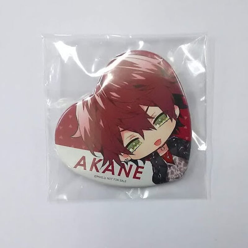 DIG-ROCK 日暮茜 ハート型缶バッジ | K-BOOKS 池袋 2次元グッズ通販