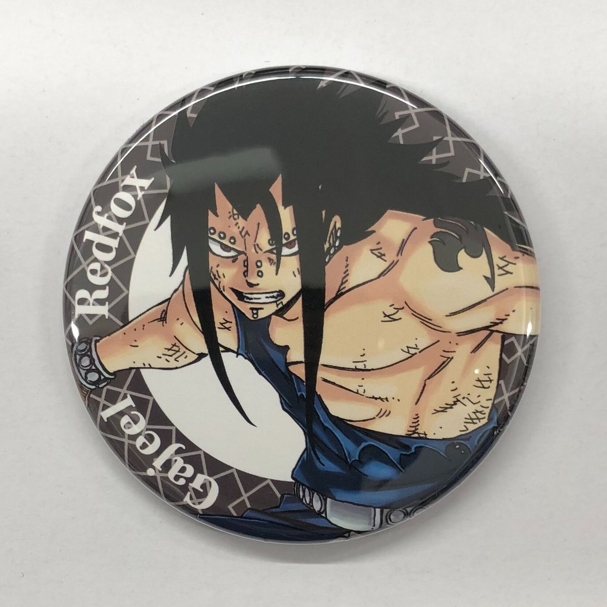 フェアリーテイル　缶バッジ フェアリーテイル トレーディング 缶バッジ（等身） ガジル