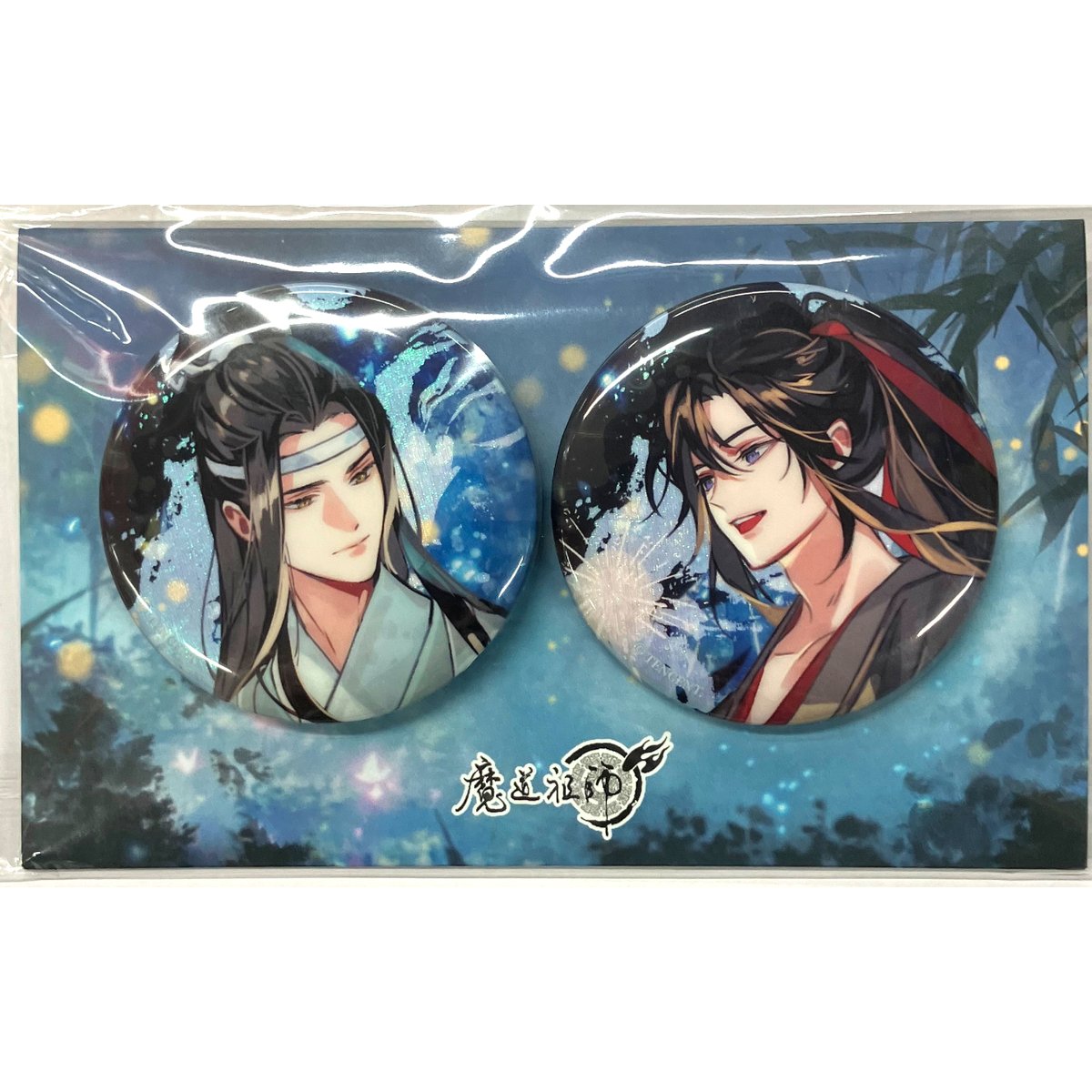 墨香銅臭『魔道祖師』 花火天涯 缶バッジセット 魏無羨 藍忘機