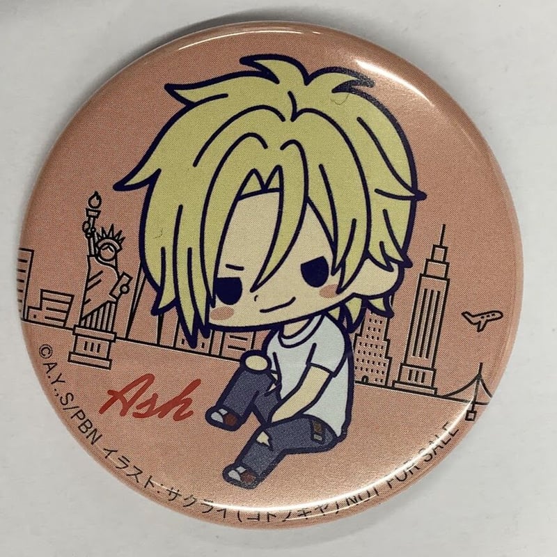 吉田秋生『BANANA FISH』 缶バッジ アッシュ | K-BOOKS 池袋 2次元