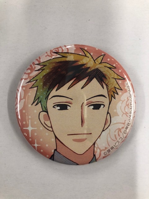 葉鳥ビスコ 『桜蘭高校ホスト部』 缶バッジ 銛之塚崇（モリ先輩） | K