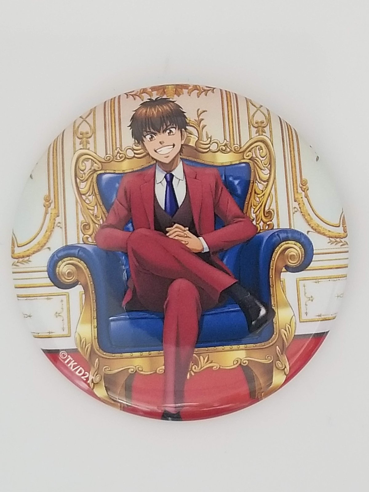 ダイヤのA 沢村 栄純 缶バッジ 王座ver. | K-BOOKS 池袋 2次元グッズ通販