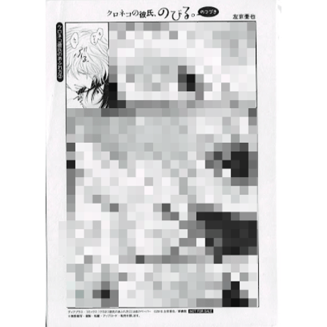 左京亜也『クロネコ彼氏のあふれ方』2巻　協力書店購入特典　ペーパー【BLグッズ】