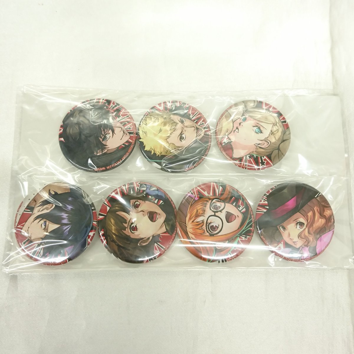 ペルソナ5 P5S 缶バッジあみあみ特典